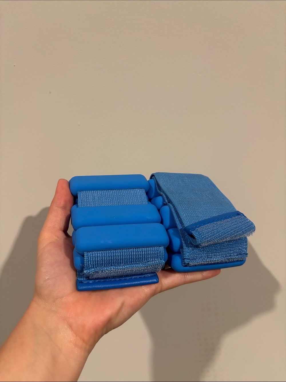 Bala Blue Silicone Wearable Wrist/Ankle Weights - 1lb each - Picture 2 of 2